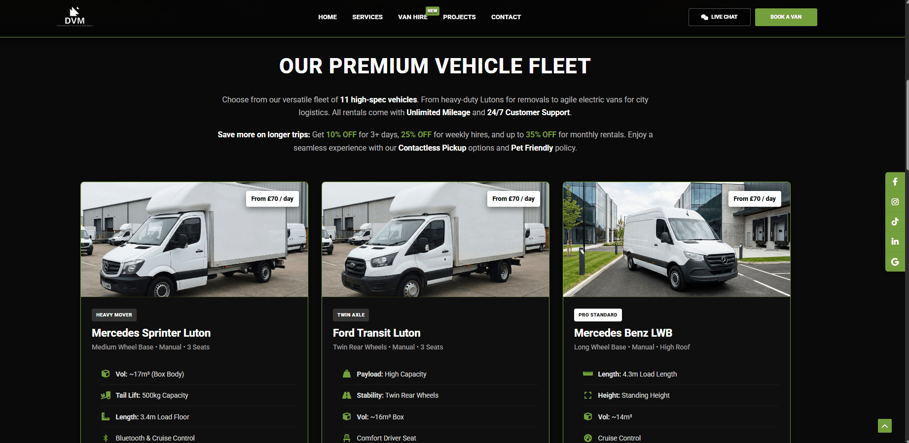 DVM Van Rental
